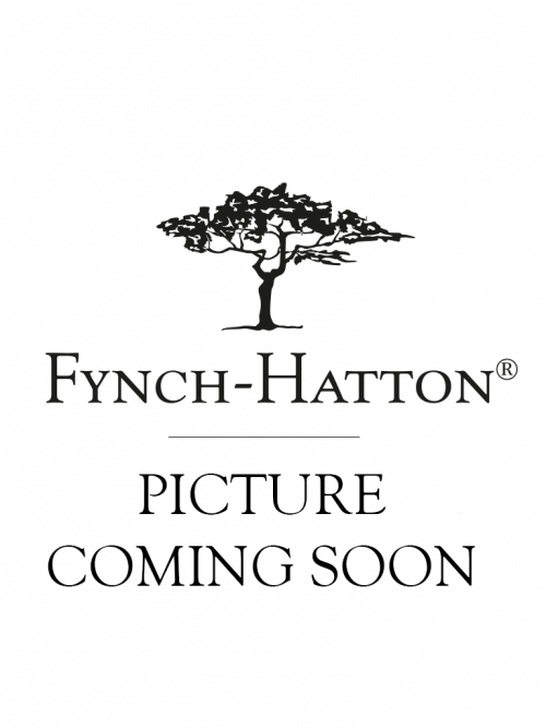 FYNCH HATTON - COTTON O NECK - NAVY