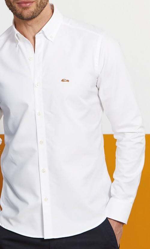 Dario Beltran - Zamina 2260 - White Long Sleeve Shirt
