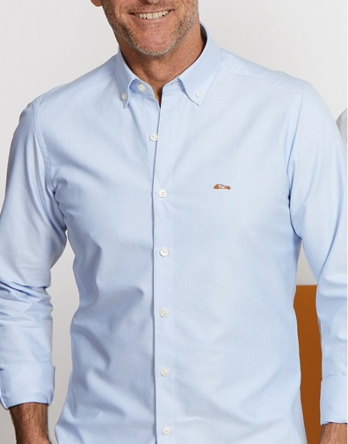 Dario Beltran - Zamina 2262 - Blue Long Sleeve Shirt