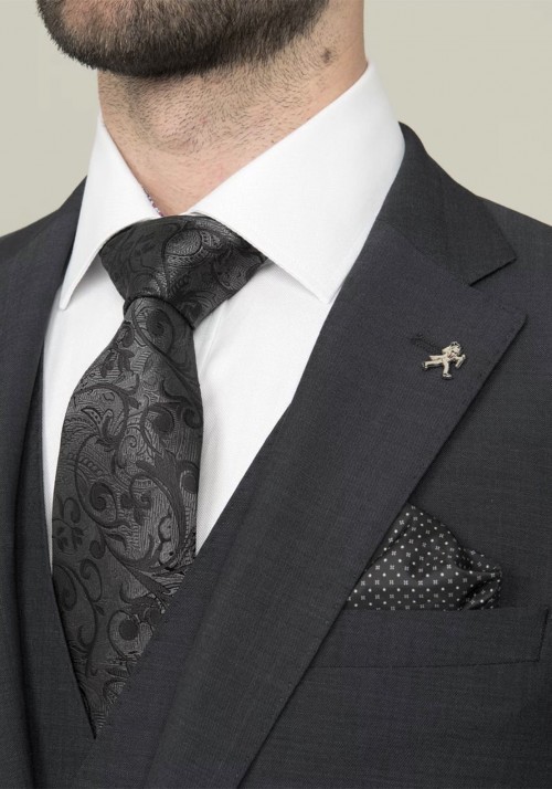 Herbie Frogg - Charcoal 3 Piece - INCLUDES SHIRT AND TIE